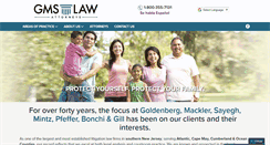 Desktop Screenshot of gmslaw.com