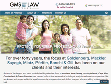 Tablet Screenshot of gmslaw.com